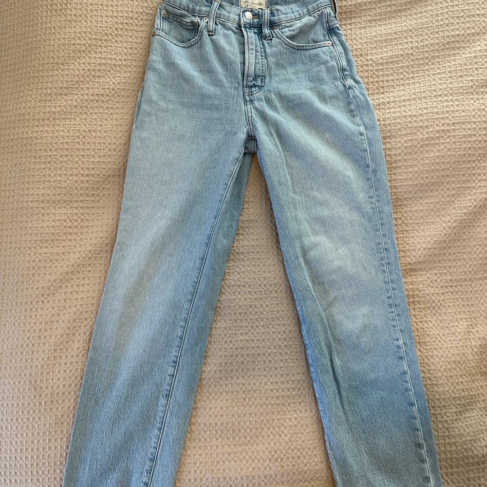 Madewell High Rise Light Blue Vintage Jeans